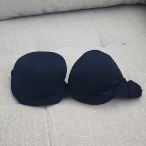 Elegant Black Strapless Bra 34D